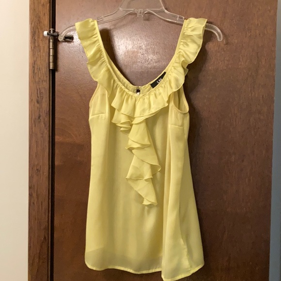 Yellow Silk I.N. San Francisco Tank Top - Picture 1 of 9